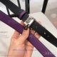 AAA Quality Ferragamo Reversible Purple Leather Gancini Belt For Women (6)_th.jpg